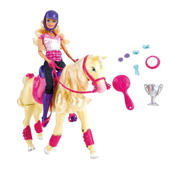 Barbie a kůň šampion T2705